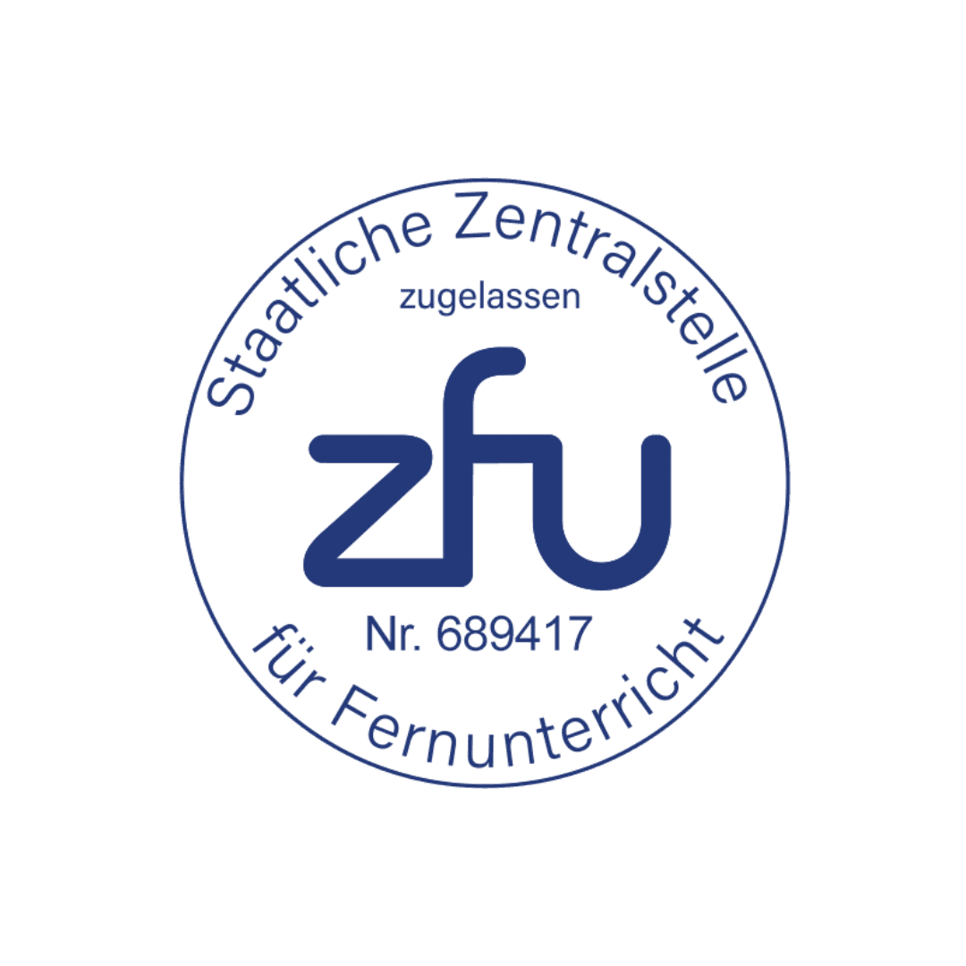 ZFU-Siegel des Fernlehrgangs "Psychologischer Berater"