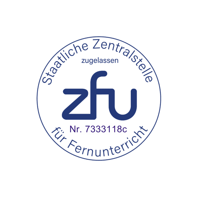 ZFU Siegel für den Fernkurs Hygiene und Infektionsschutz